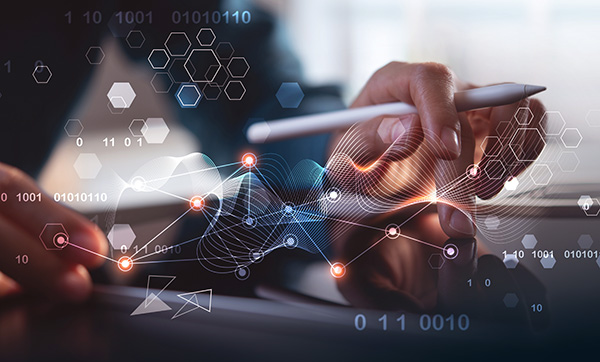 Merit Hiring Plan Crosswalk - hand using keyboard