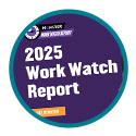 Cover of the 2025 Monster Work Watch Report