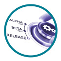 Dial with Alpha, Beta, Release